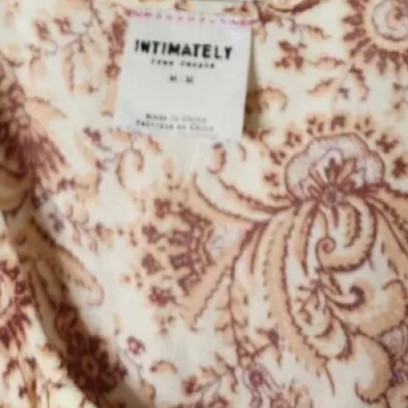 • Free People Intimately Floral Lace Boho Sleeveless Tunic Tank Top • - Picture 4 of 4